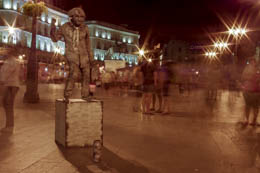 Estatuas viviente, Madrid, Puerta del sol